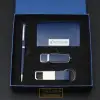 USB gift customization: Company LOGO, business card box, keychain, USB flash drive, ballpoint pen, corporate year-end party gift set details Picture