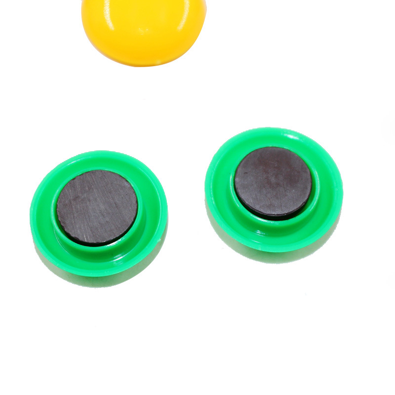 Yongyi 3012 Magnetic Nail 12 Pieces Of Round White Board Magnetic Beads 3Cm Color Magnetic Buckle Medium Magnetic Particle Application Scenario