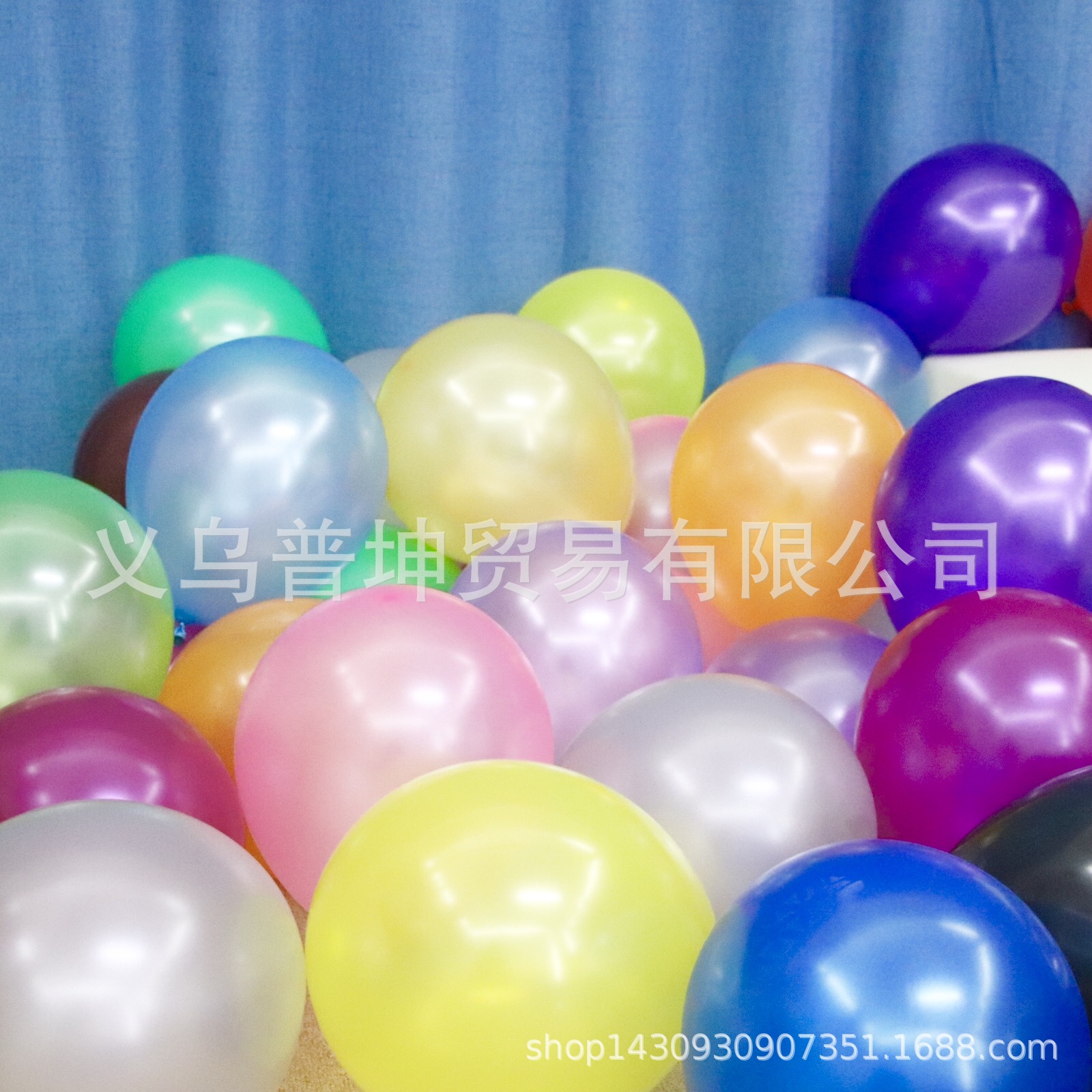 12寸2.8克珠光汽球 加厚婚庆装饰气球 生日气球结婚用品批发详情图3