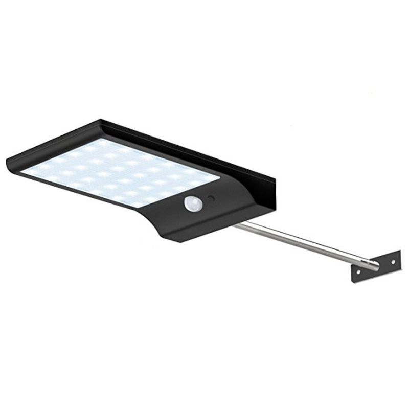 太阳能壁灯户外庭院灯新奇特智能感应小夜灯带延长杆 门前照明灯