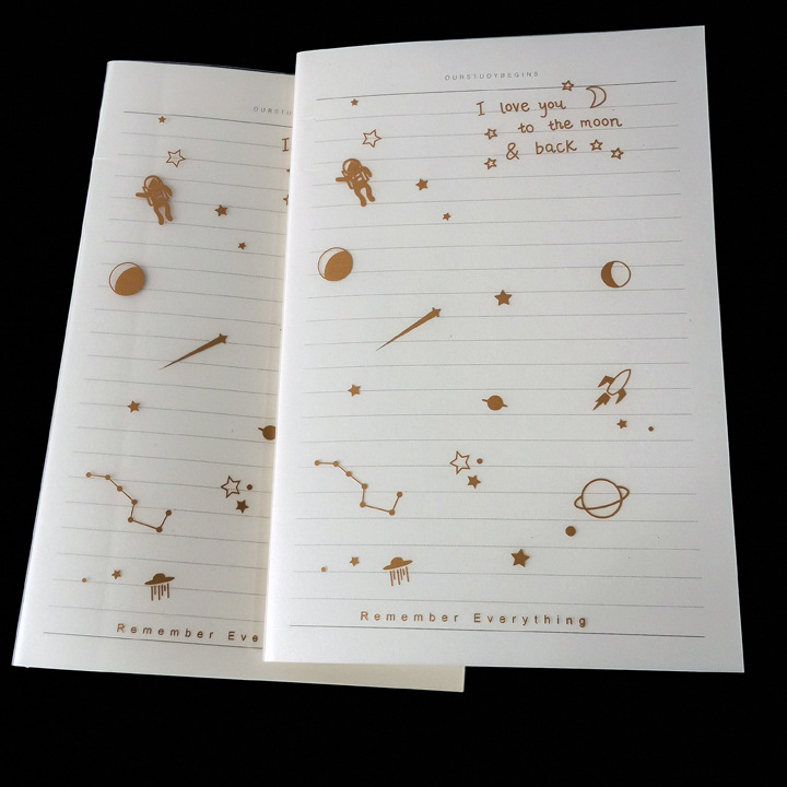 C1613 32K2810 matte bronzed notepad notebook diary 2 yuan shop stationery wholesale details Picture