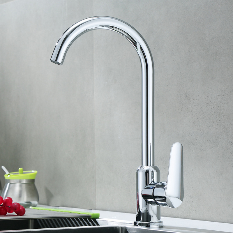 Guangtouqiang Kitchen Faucet, cold and hot stainless steel electroplated sink faucet, cold and hot water heating hardware wholesale manufacturer Application Scenario