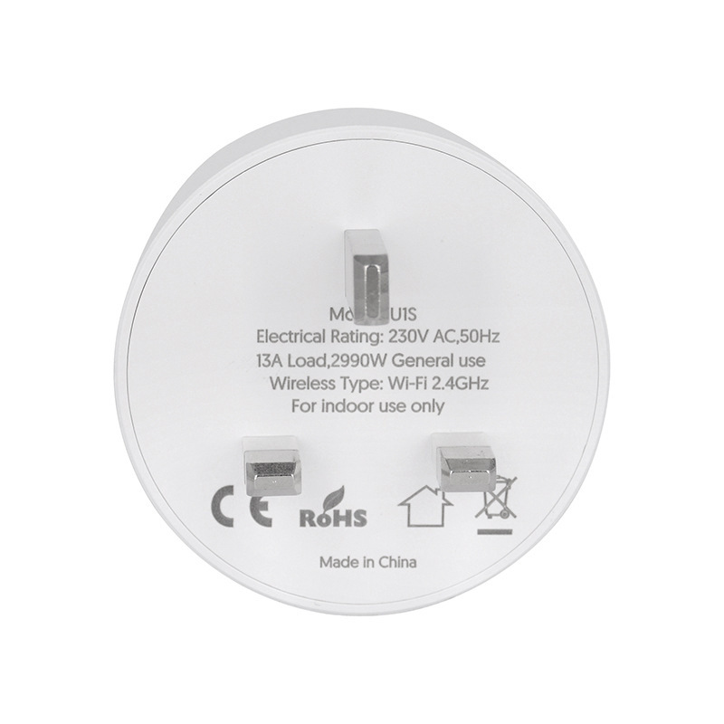 Tuya Smart British Standard wifi socket wireless remote control timed voice control smart home 13A plug Specification image