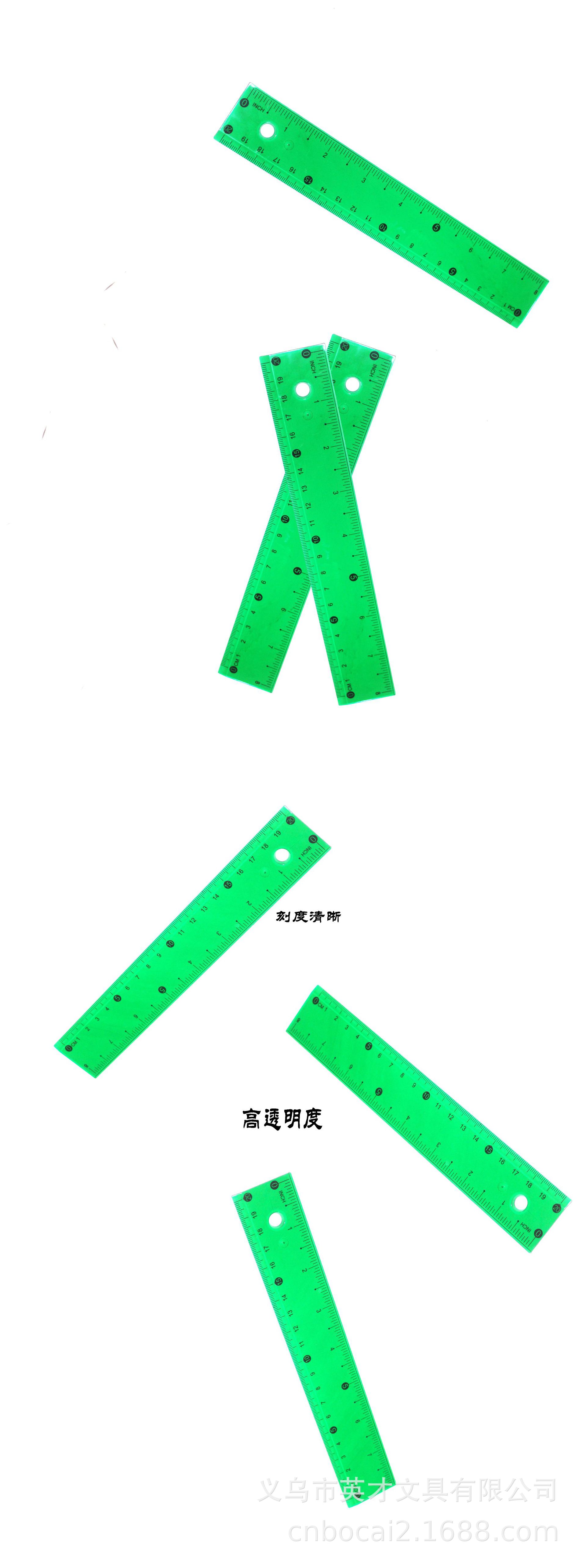 Factory direct sales, cross-border stationery rulers, customized student rulers, children's learning rulers wholesale Specification image