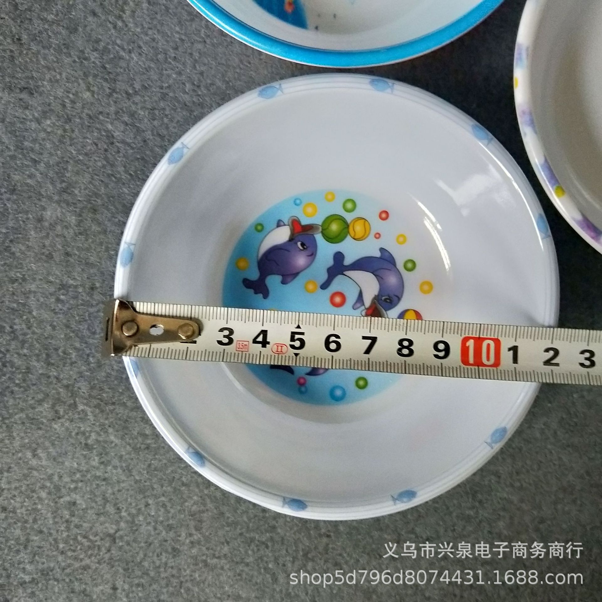 【 Zone 3-9 】8813 Children's bowls, 600 yuan per box, one-yuan store, children's bowls, plastic melamine bowls, children's rice bowls, wholesale at one or two yuan Application Scenario