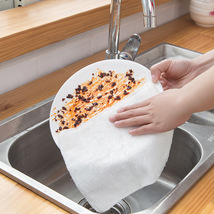 家用竹纤维抹布 双层加厚洗碗巾易清洗吸水擦碗巾百洁布