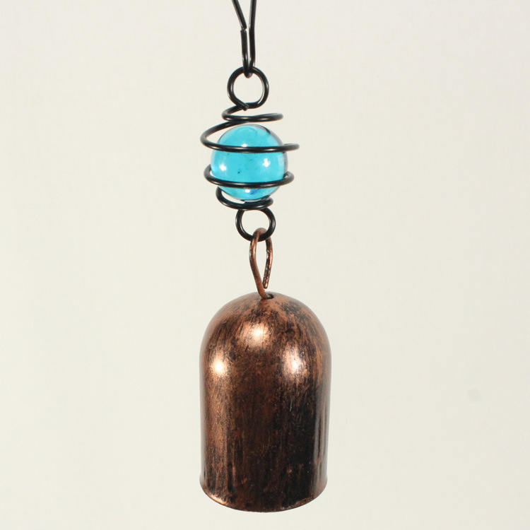 Ironwork Bird Cage Wind Chimes Hanging Decoration Balcony Garden Home Decoration Crafts Zakka Metal Bell Pendants Cross Border Application Scenario