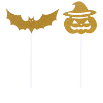 2019 Halloween Elk Christmas Tree Skull Bat Pumpkin head cake placard decorations available design