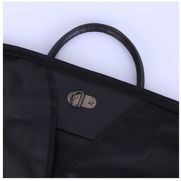 Wholesale Oxford cloth striped suit dust covers, coat dust bags, folding suit bags, clothing storage bags Item Picture