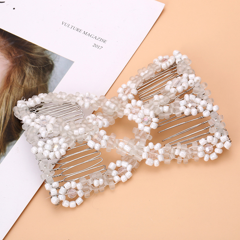 Cross-border versatile hair combs for women, European and American fashion, Guangdong hair combs, magic hair combs, hair couplers, AliExpress headwear in stock Specification image