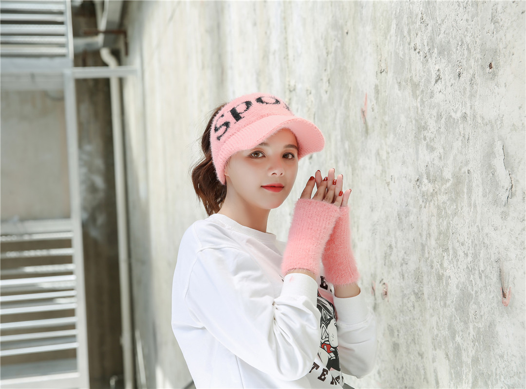 女士冬天毛线帽产品图