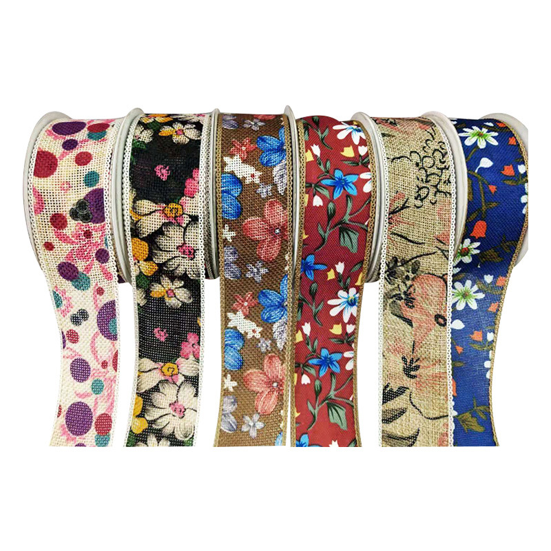 Manufacturers Supply Ultrasonic Embossed Ribbon Embossed Ribbon Gift Packaging Ribbon Garment Garment Accessories Jacquard Ribbon Item Picture