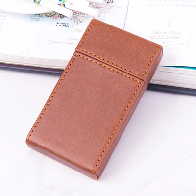 Wholesale Women's Extended Thin Cigarette Packs Of 20 Pieces, Ultra-Thin Creative Thin Cigarette Packs With Automatic Flip Lids And Anti-Pressure Fixation