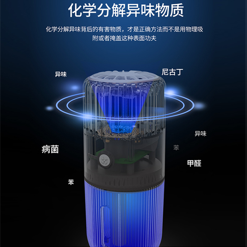 The new Raindrop Space Humidifier and cleaner is a car and household silent odor-removing usb humidifier Application Scenario