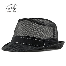 Spring/summer Men's hollow net hat Outdoor casual small top hat Lady jazz hat Outing beach hat visor lady