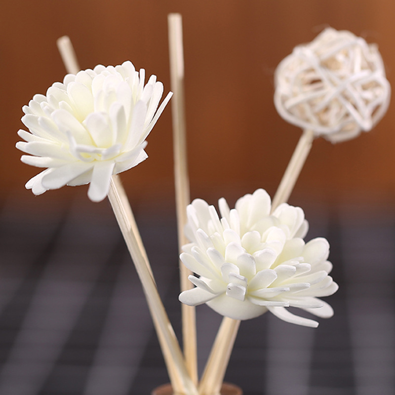 Fire Free Aromatherapy Essential Oil Dry Flower Rattan Sandalwood Incense Bedroom Aromatherapy Perfume Toilet Deodorant Aromatherapy Bottle Wholesale Specification drawing