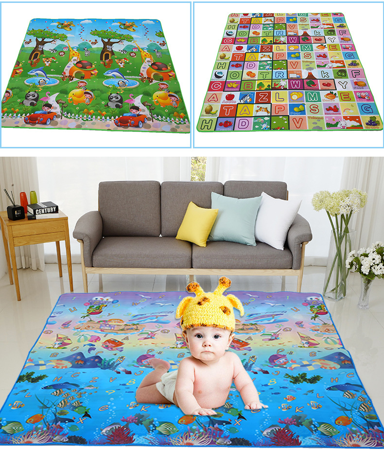 Yiwu Jietai Factory Wholesale Epe Crawling Mat Baby Play Mat Children Floor Mat Outdoor Picnic Mat Crawling Mat