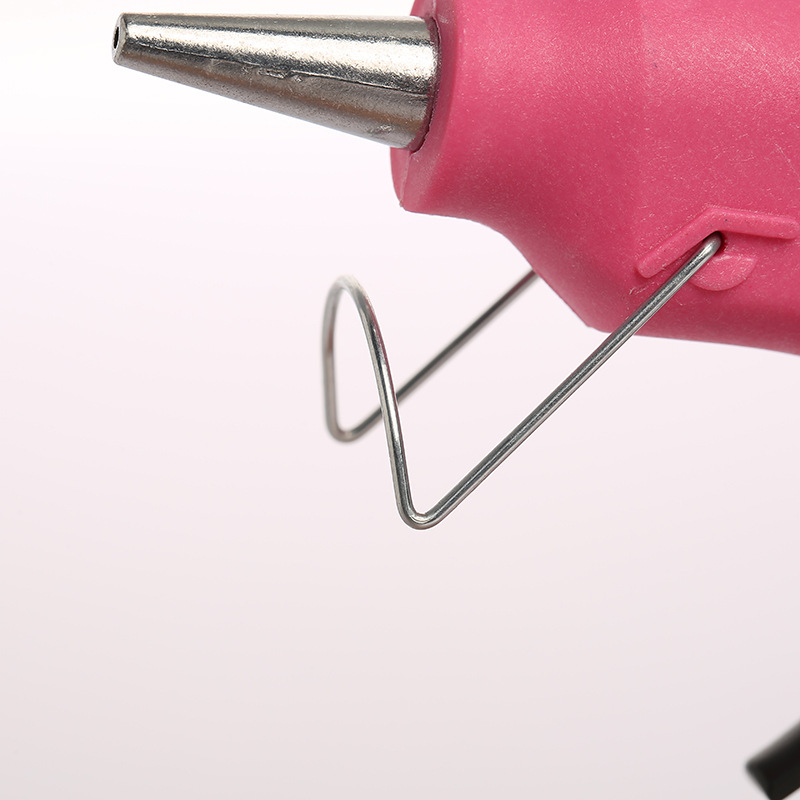 粉色DIY热熔胶枪 7mm胶棒用211C色20W胶枪 迷你型学生用热熔胶枪详情图5