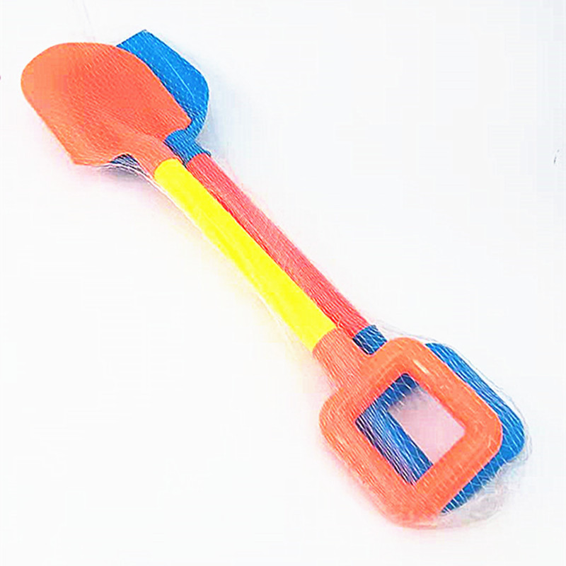 Factory direct sales of children's toy beach buckets, 40 cm pointed and flat beach shovel sets Item Picture