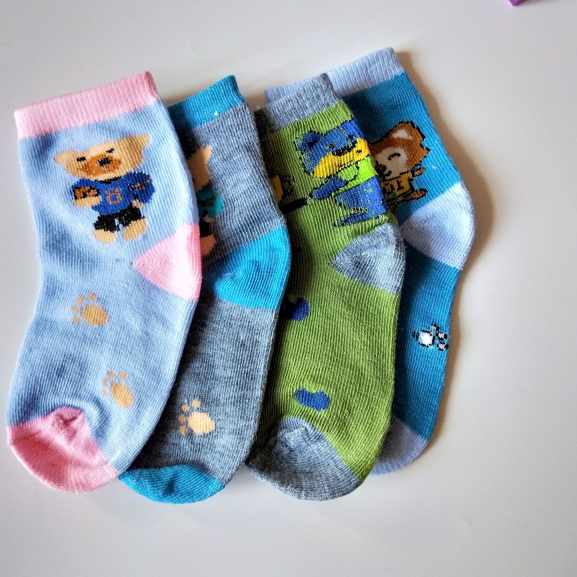 儿童袜子 小童袜子 彩色儿童袜 儿童袜 1元2元货源批发详情图4