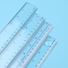 塑料直尺 30cmps料透明学生尺子 精确测量用品 厂货源头批发直供