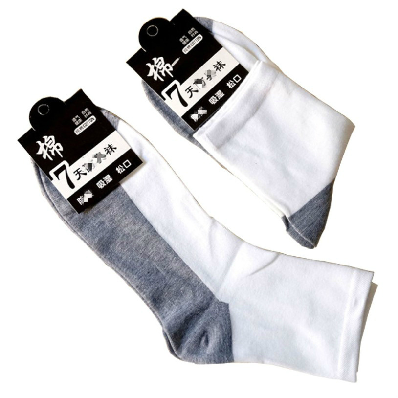 Calcetines para hombres calcetines de tubo medio calcetines de algodón calcetines deportivos y casuales otoño invierno para hombres calcetines calientes y sudorosos puestos para hombres calcetines al por mayor Item Picture