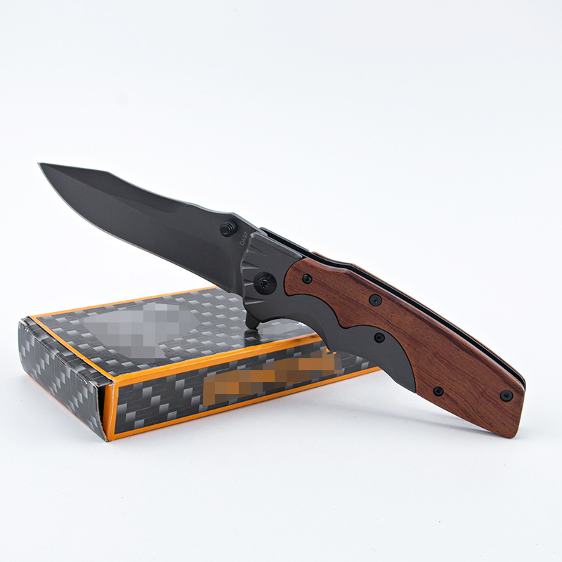 Outdoor folding knife, portable high-hardness sharp knife, wilderness tactical survival self-defense multi-functional knife, fruit knife details Picture