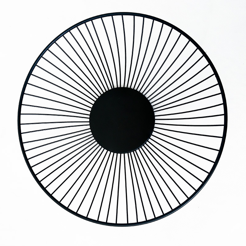 厂家现代简约/北欧风格家用/零食收纳铁艺白底实物图