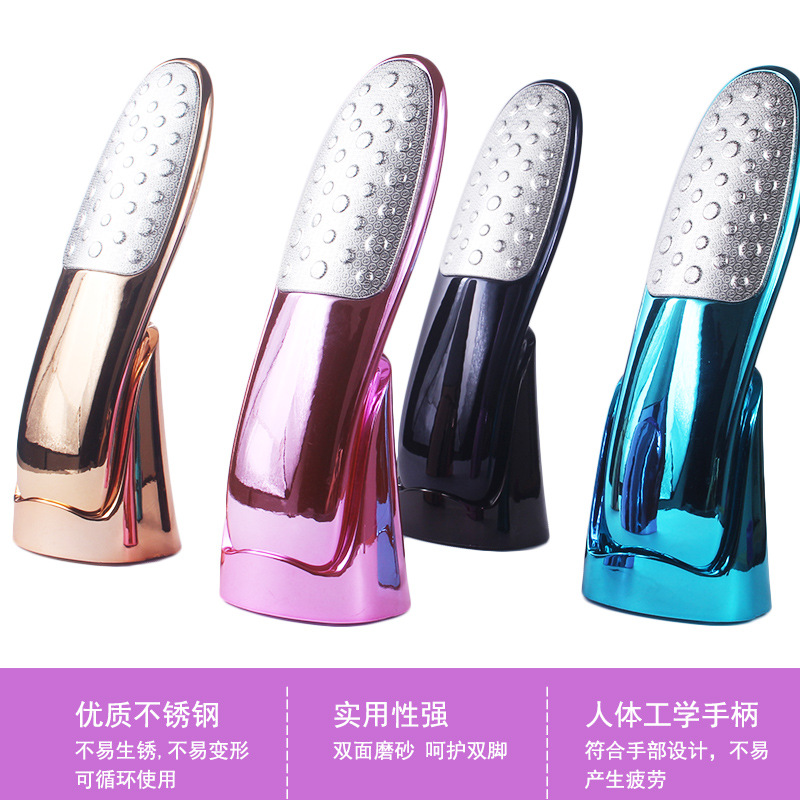 Factory wholesale to remove the skin of stainless steel foot rubbing stone to remove dead skin foot grinding tools foot board file