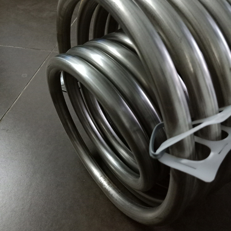 Customized 304 stainless steel round pipe and stainless steel welded pipe processing coil directly supplied by the stainless steel coil double coil manufacturer details Picture