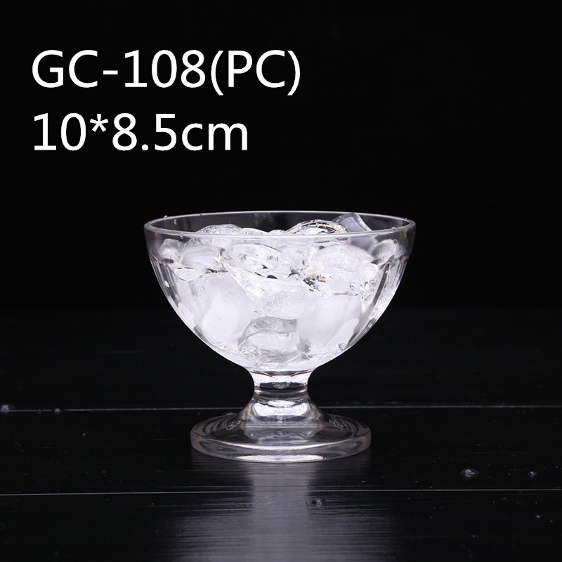 工厂供应 冰淇淋杯创意西点亚克力杯批发