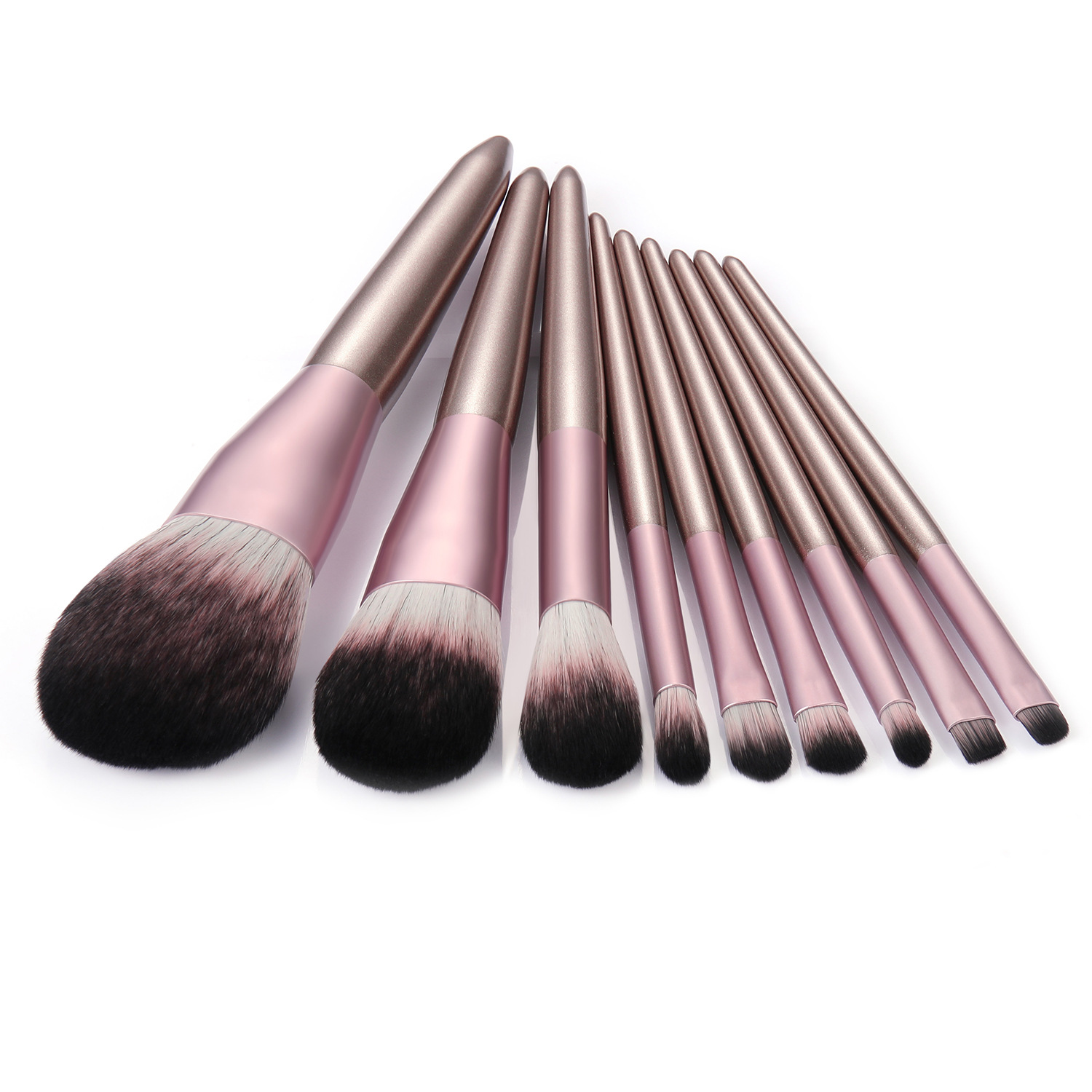 9-piece Pudding makeup brush set, small grape Honey brush, Blush Brush, Eyeshadow brush, complete set of beauty tools, shanilak details Picture
