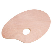 Quality Wood Palette/Oval Wood Palette Oil Painting Palette /20*30CM oil painting palette