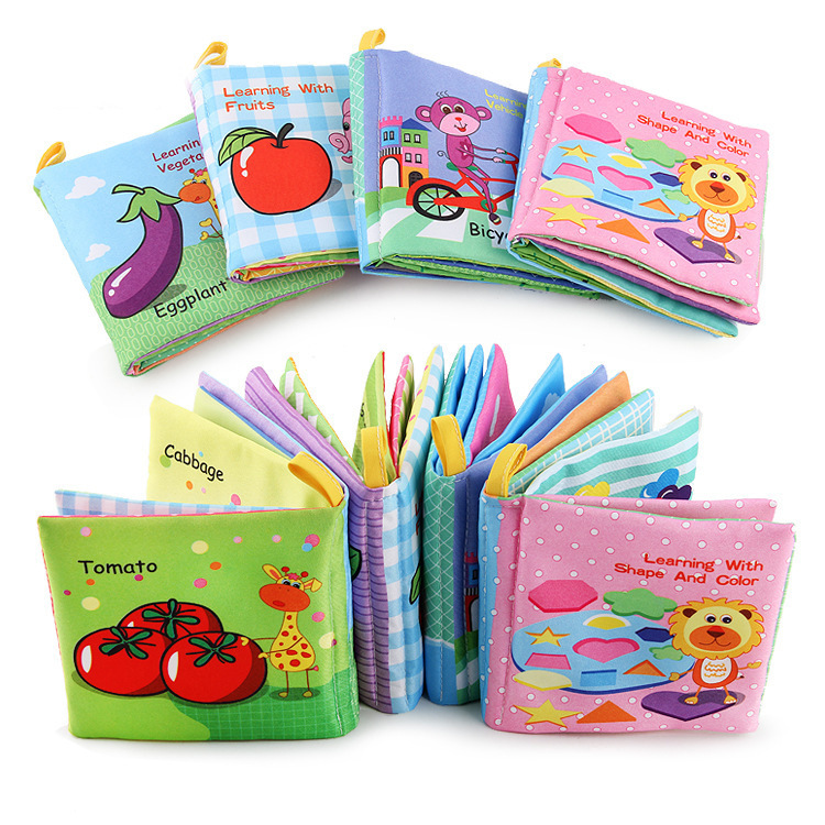 New cloth book 6-12 months infants and toddlers enlightenment early education toys tear can be washed and bitten hair generation