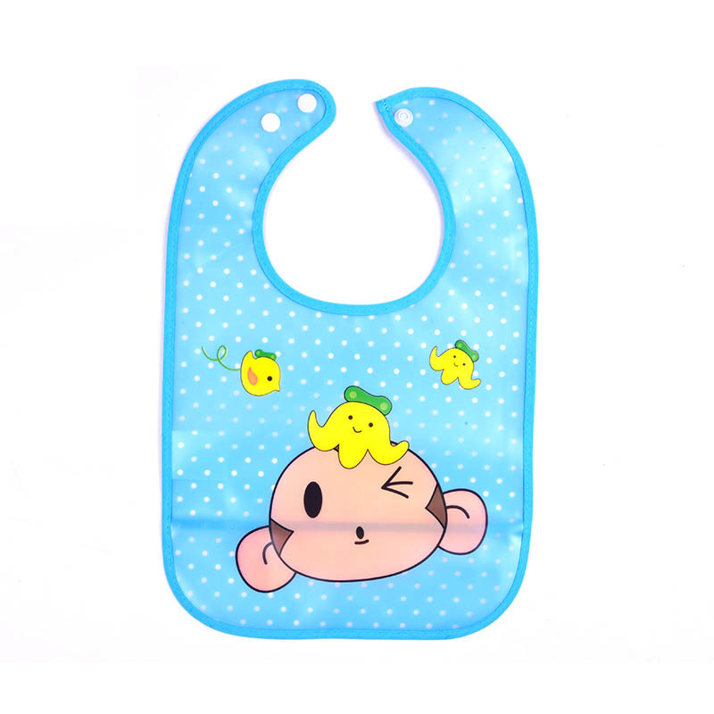 Customized new children's waterproof saliva pouches, EVA no-wash baby cartoon bibs, bibs and rice bags for foreign trade OEM Item Picture