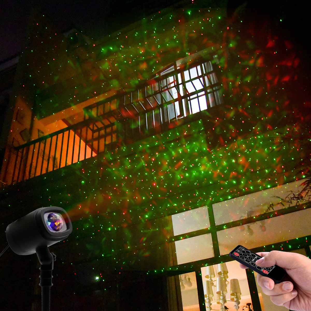 Amazon's best-selling 2019 new laser light outdoor waterproof starry sky with water ripple laser water ripple Specification image