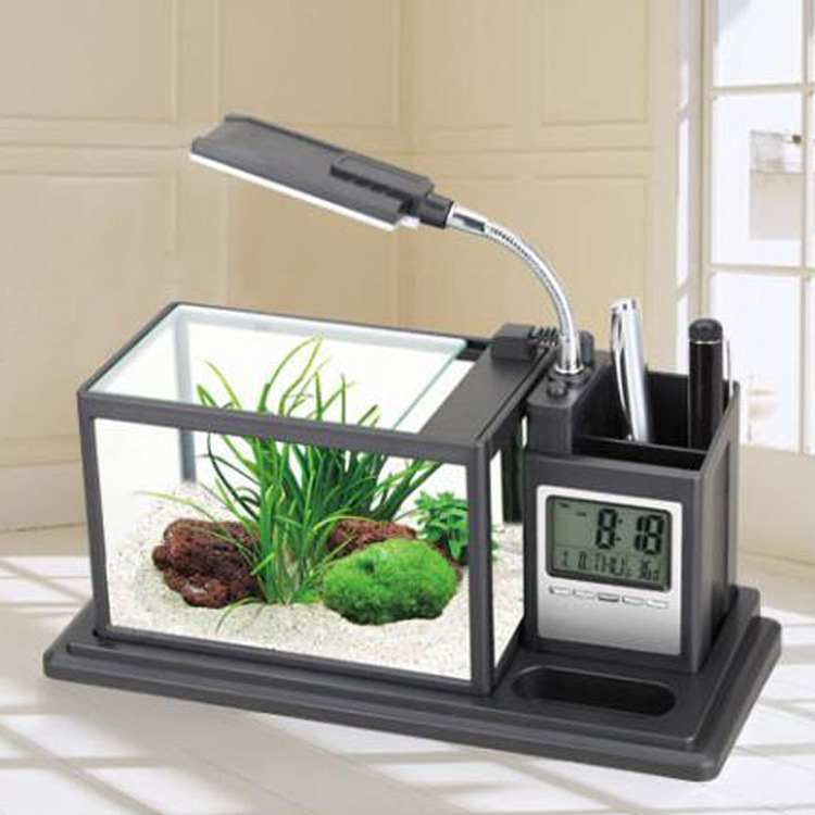 Boyu aquarium mini fish tank Simple fish tank multi-function fish tank USB fish tank wholesale