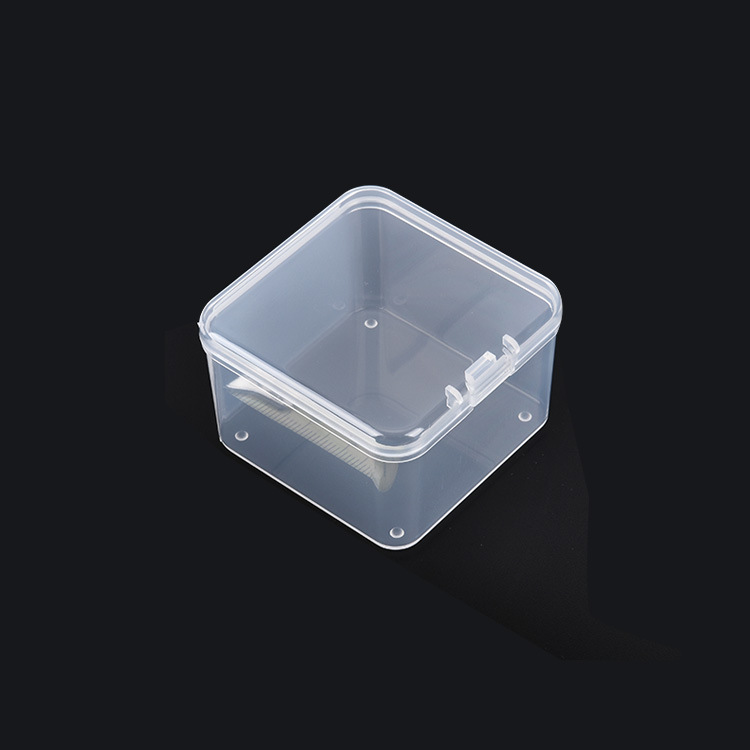 厂家供应新款PP正方形塑料盒 零件盒 收纳盒 智能手表糖果盒子