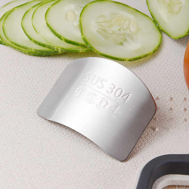 304 Stainless Steel Finger Guard Hand Protector Multi-Functional Cutting Finger Protector Anti-Cutting Protector Kitchen Gadget Specification drawing