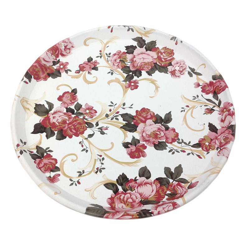 Out Of Stock Cartons Pedal Trash Can Round Beer Tray Pass Food Checkout Etiquette Multi-Purpose Plastic Tray Item Picture