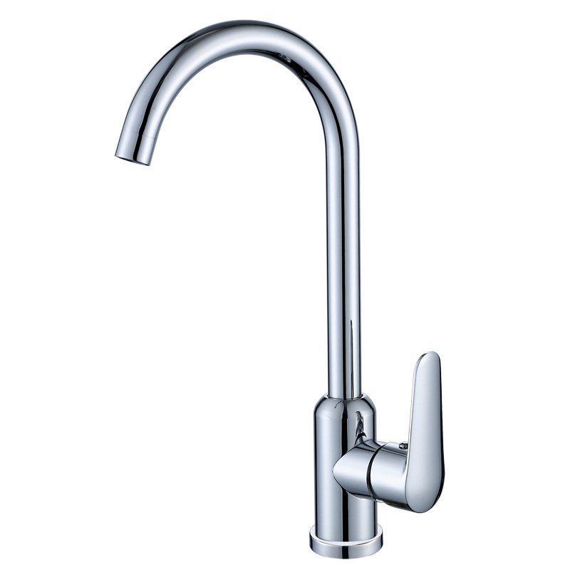 Guangtouqiang Kitchen Faucet, cold and hot stainless steel electroplated sink faucet, cold and hot water heating hardware wholesale manufacturer Item Picture