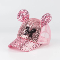 Summer new children's net cap baby glitter tide cap spring and summer everything girls sunscreen visor cap baseball cap