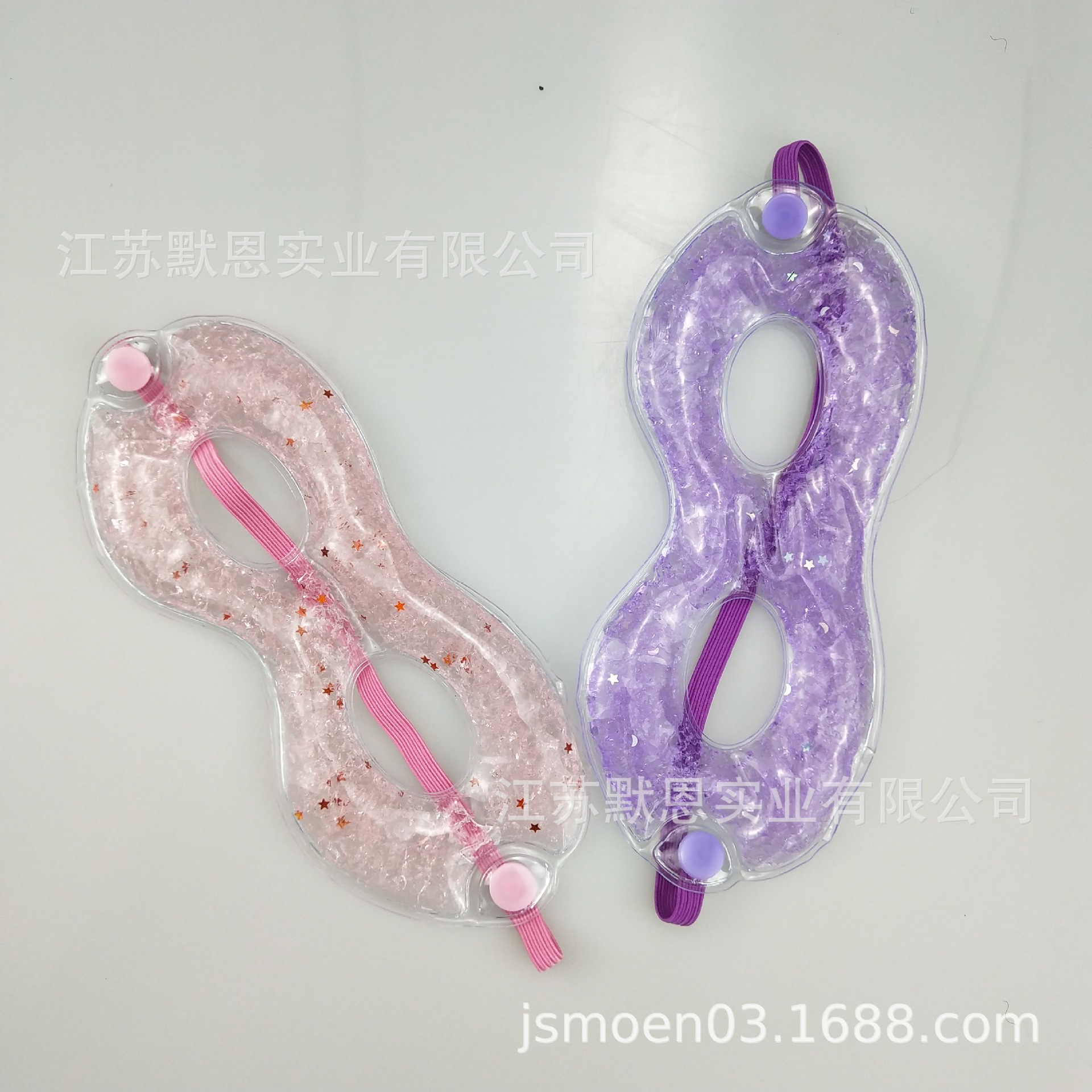 眼罩/仿真丝眼罩/真丝眼罩/眼罩男女夏季可爱/色丁眼罩产品图