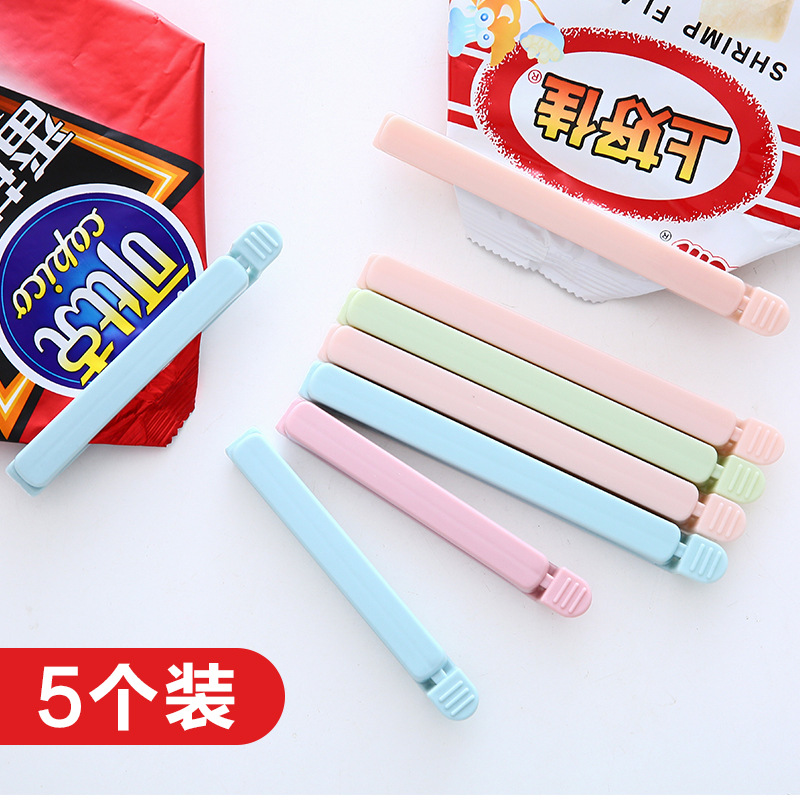5 sealing clips, snack food clips, sealing bags, sealing bag clips, plastic bag clips, food sealing clips
