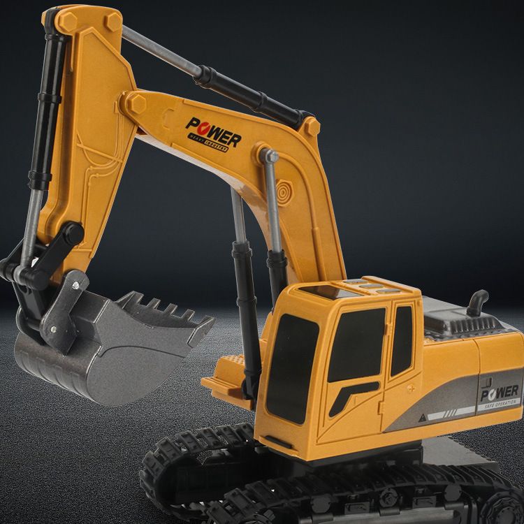 Children's alloy remote control excavator toy car 6 electric excavator engineering car excavator toy wholesale stall Application Scenario