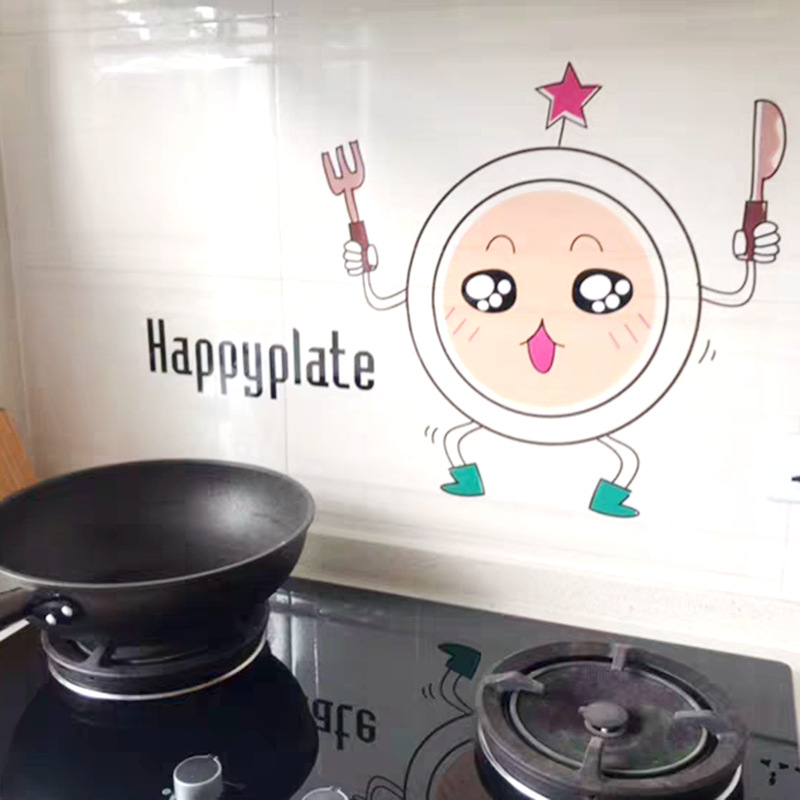 Factory wholesale kitchen wall stickers, PVC flat stove self-adhesive tiles, various styles of kitchen wall stickers Specification image