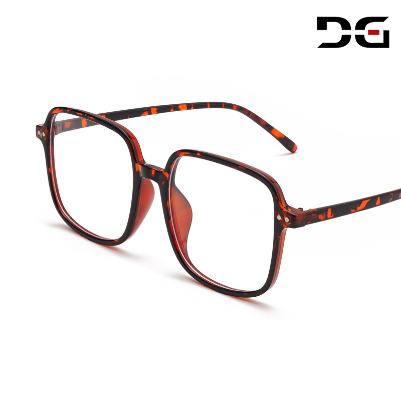 Influencers el mismo estilo big frame street raqueta gafas personalidad hipsters mi pin puede ser con miopía con grado plano espejo de luz 3341 Application Scenario