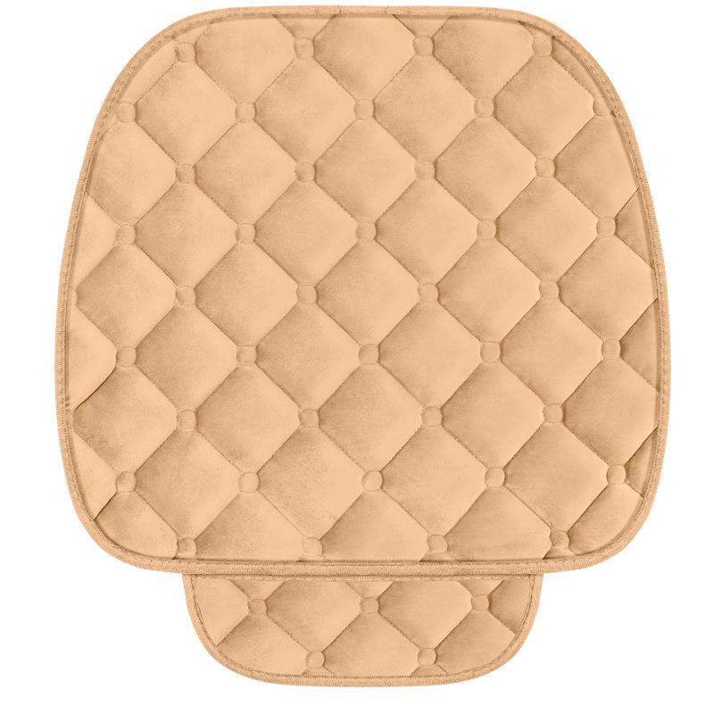 Amazon car seat cushion, backless plush winter seat cushion three-piece set, new anti-slip and no-binding car products Item Picture