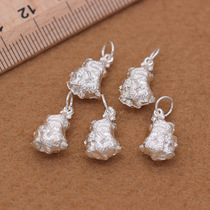 990 Silver Cartoon Dragon Pendant Plain Silver Pop Accessories Handmade diy bracelet necklace pendant