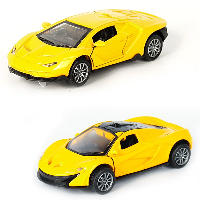 跨境1:32合金跑车模型双开门男孩玩具车模跑车模型回力车男孩玩具详情图2